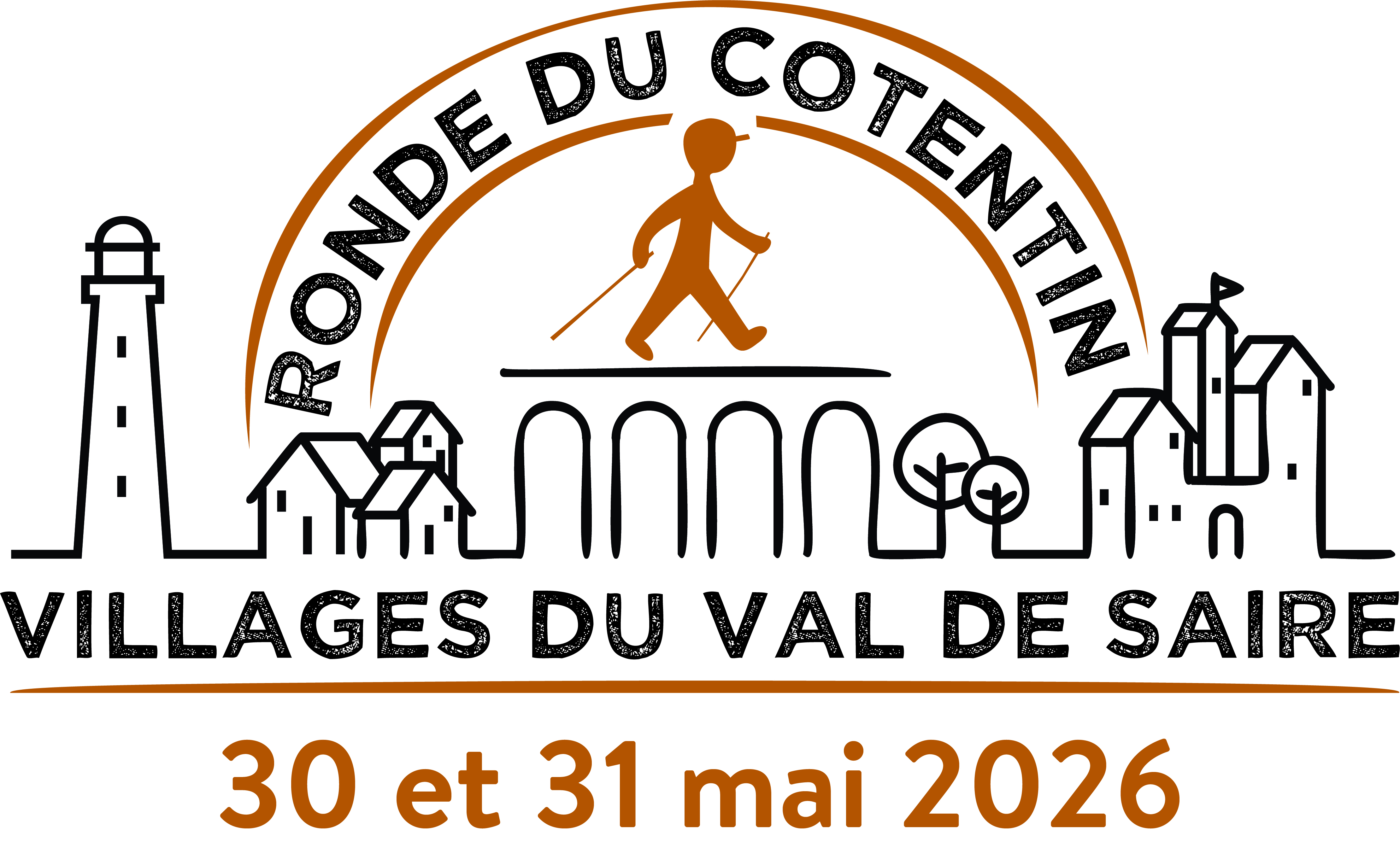 logo RONDE DE VILLAGES avec DATES 2026